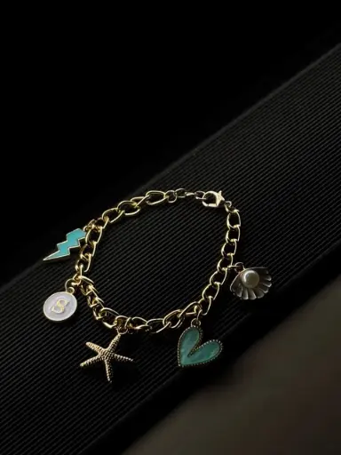 Enamel Charms Bracelet